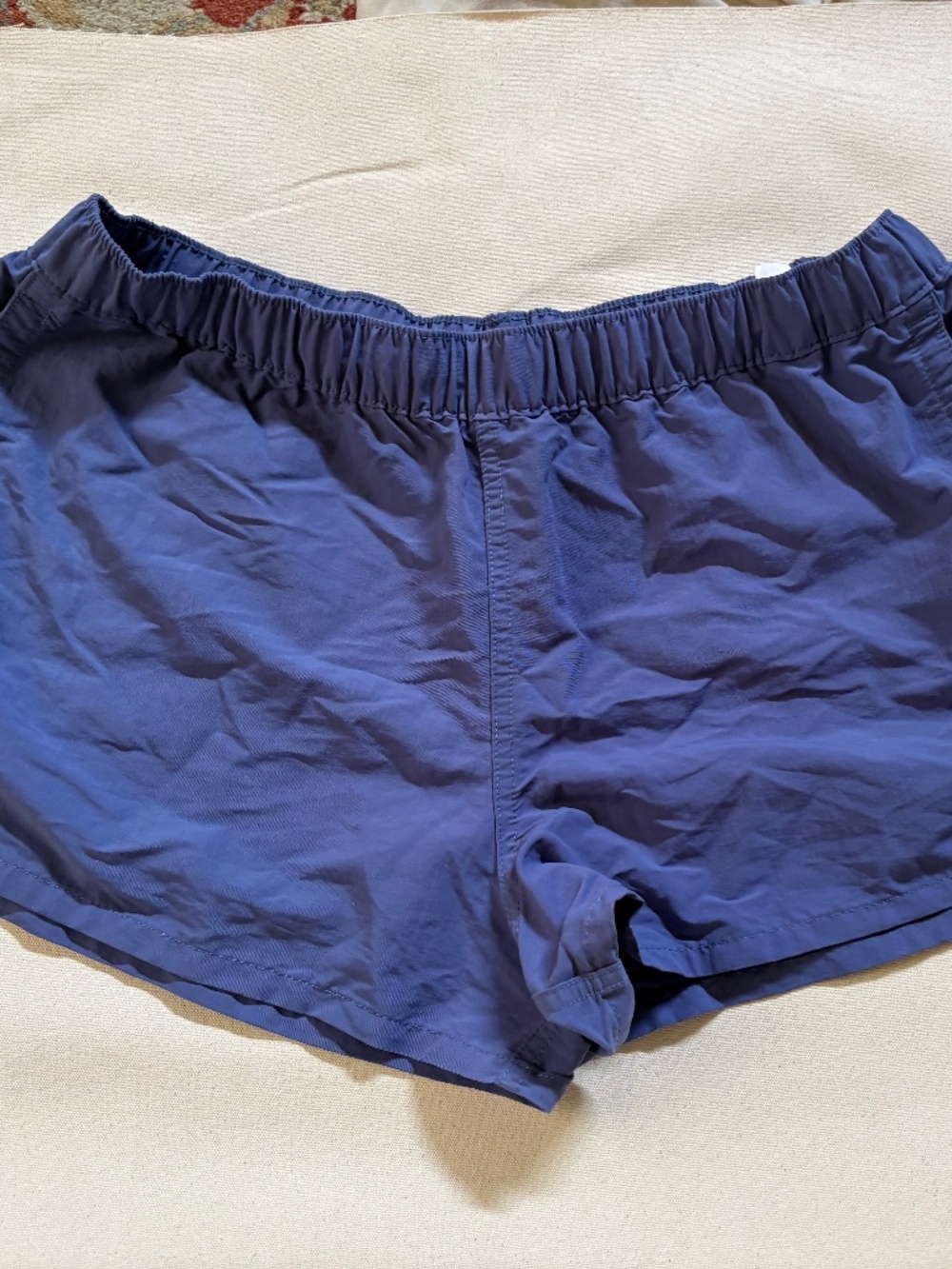Patagonia Sz L 100% Recycled Nylon Periwinkle shorts